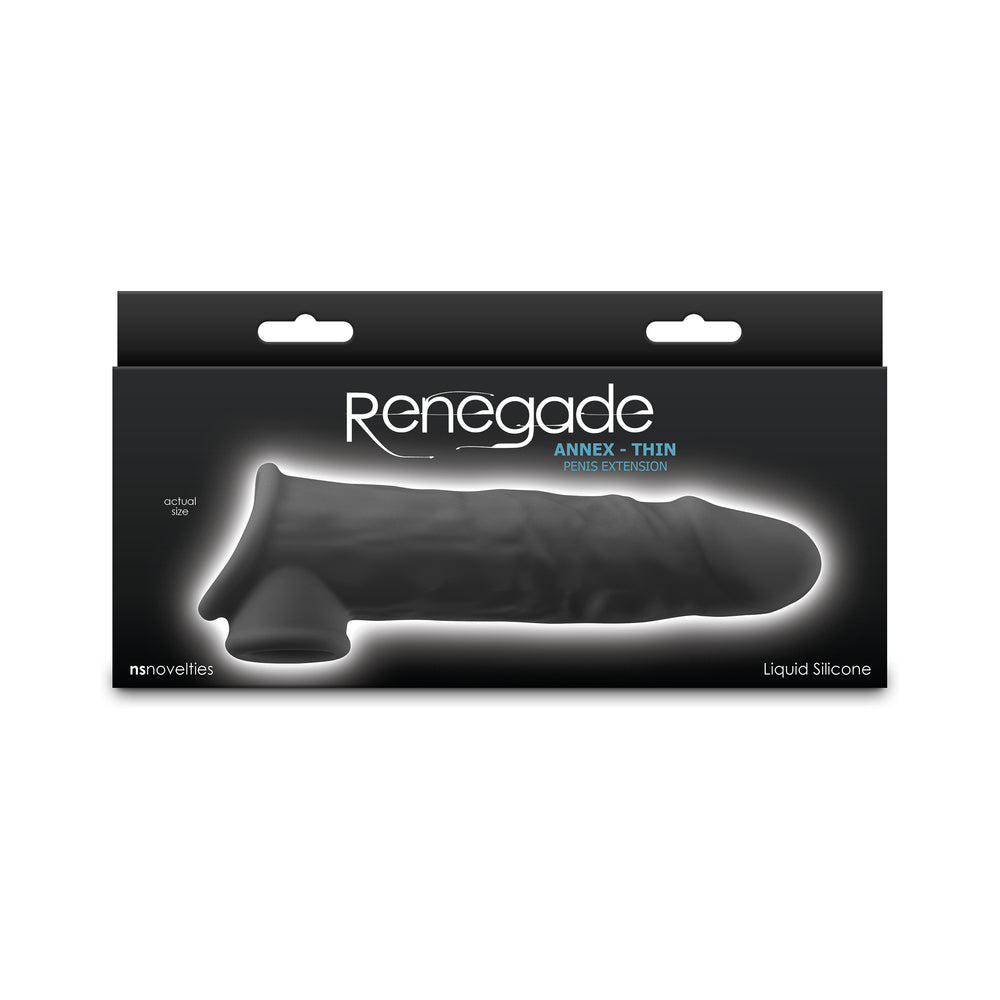 Renegade Annex Thin Penis Extension Black