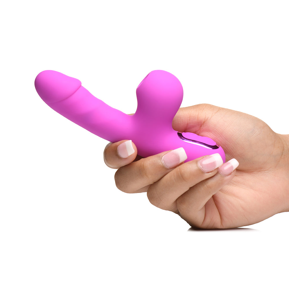 BANG! Mini Suction Rabbit Vibrator Purple