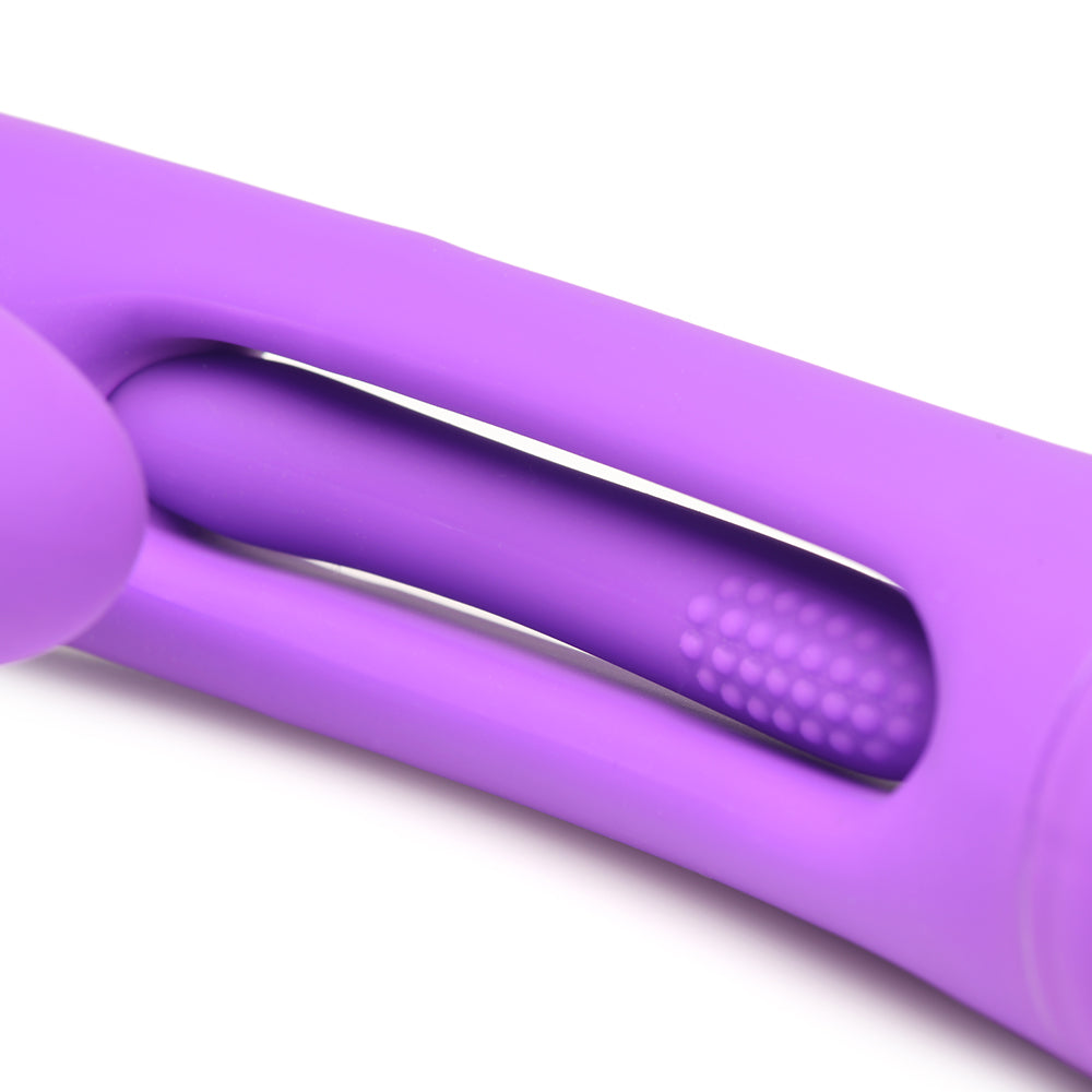 Flickers Tri-Flick Flicking Silicone Rabbit Vibrator