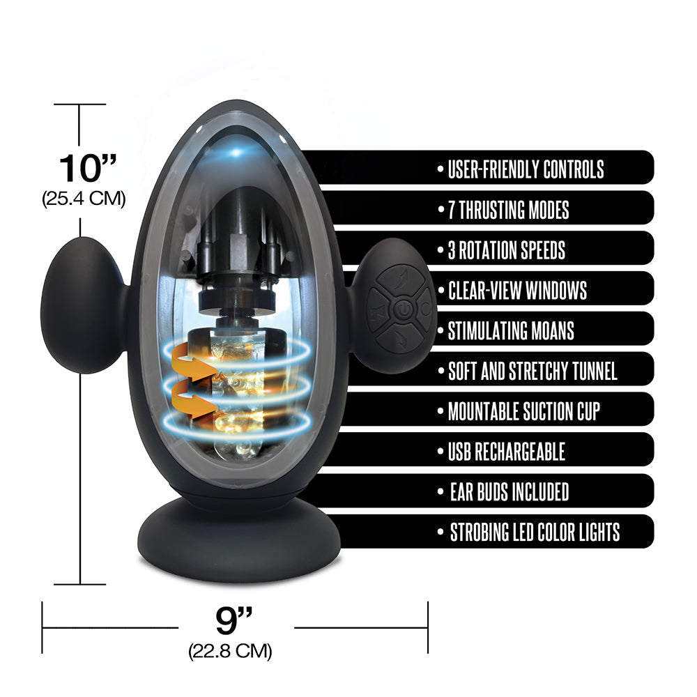 MSTR B8 Blast Off Automatic Thrusting and Vibrating Stroker