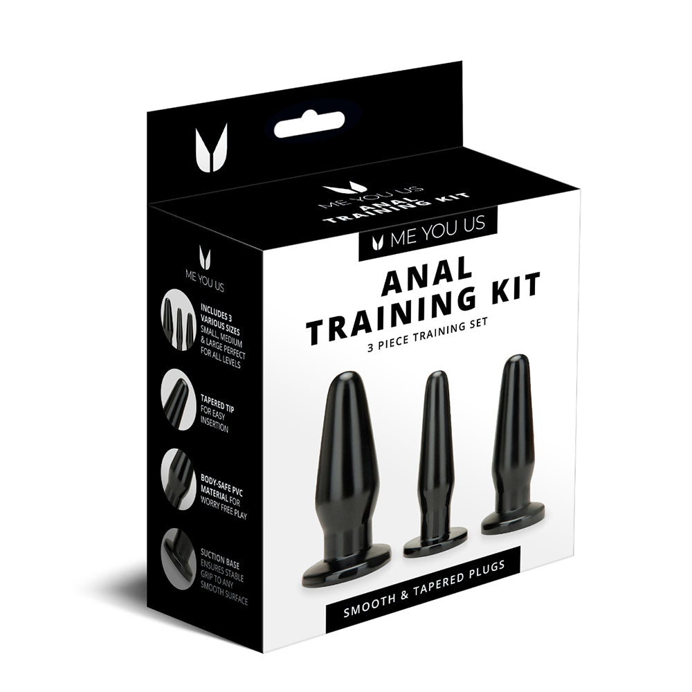 Me You Us Anal Training Kit 3-Piece Plug Set