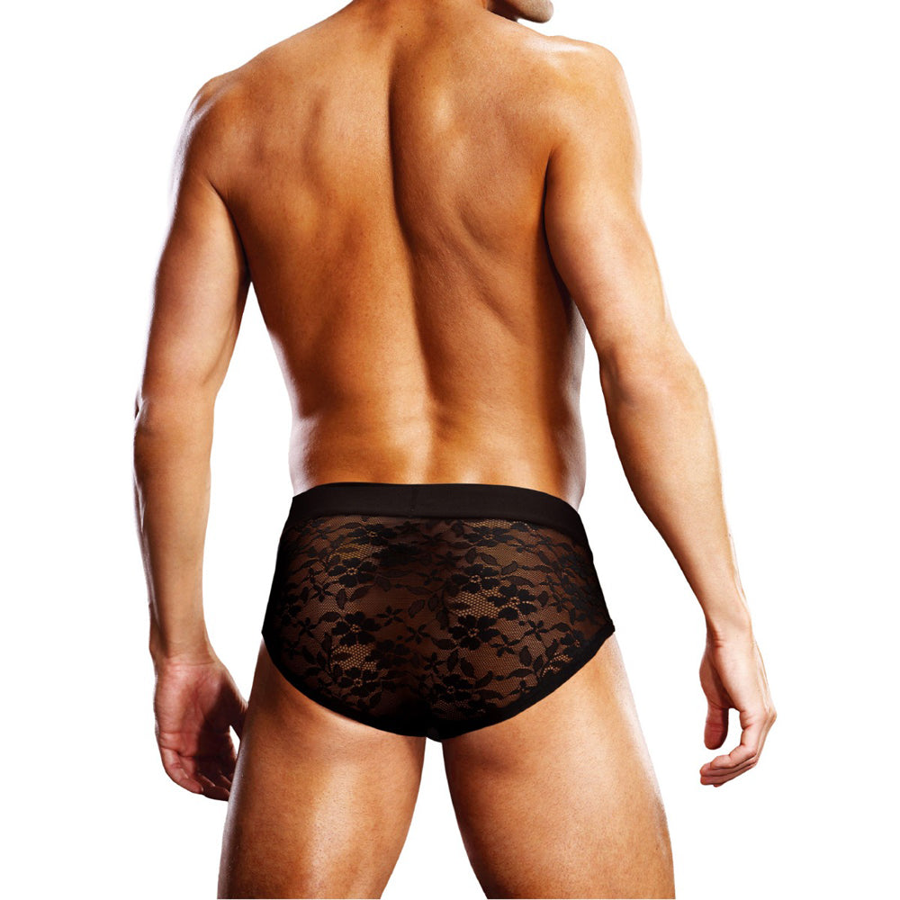 Prowler Lace Brief Black M