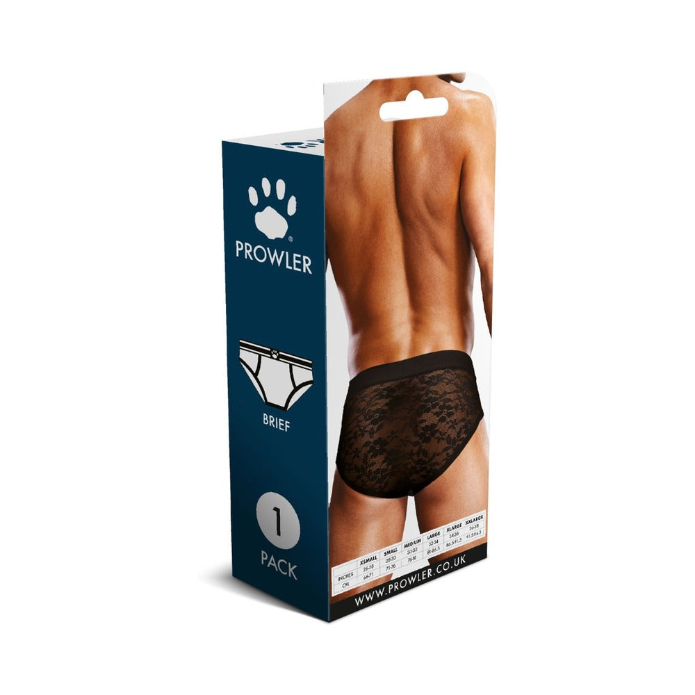 Prowler Lace Brief Black M