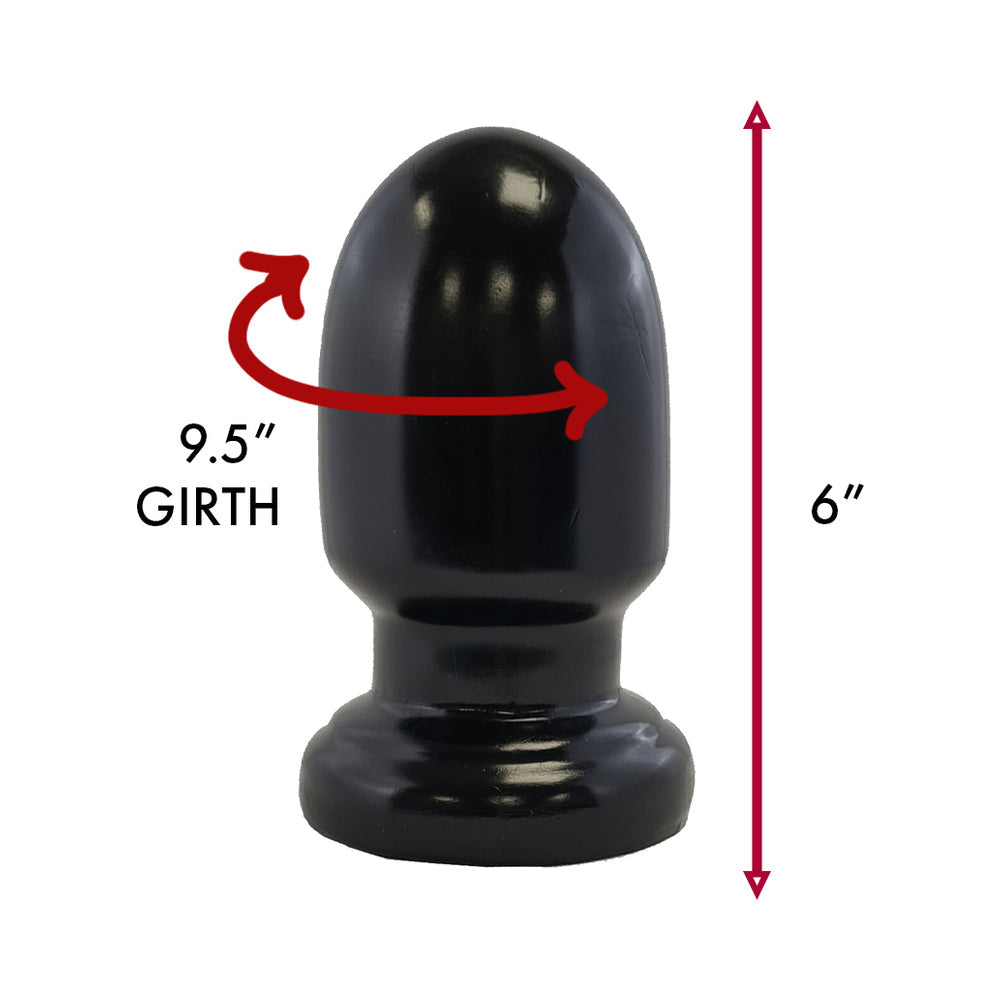 Prowler RED Thud 5 in. Anal Plug Black