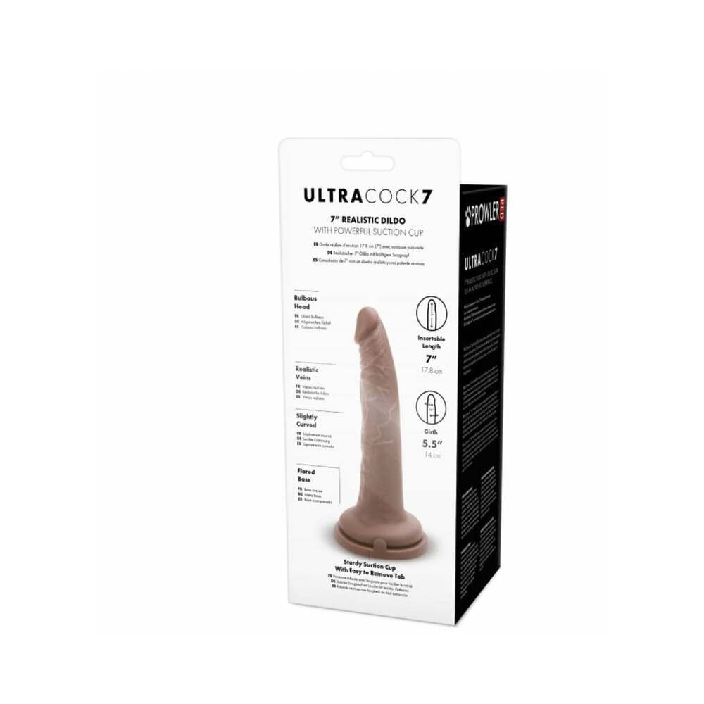 Prowler RED Ultra Cock 7 in. Realistic Dildo Caramel