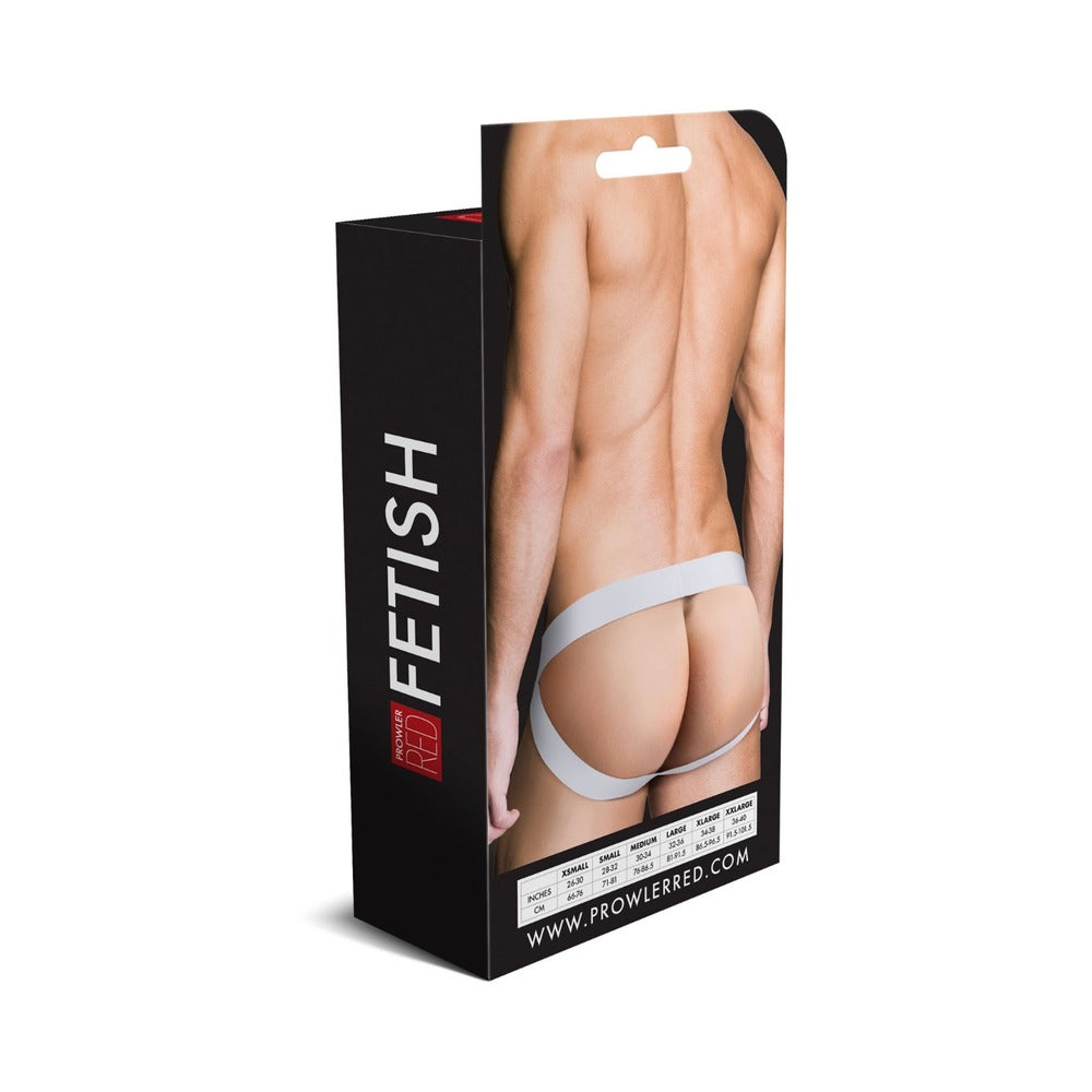 Prowler RED Assless Jock Strap White S