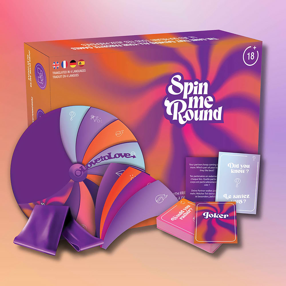 Love to Love Spin Me Round Customizable Roulette Party Game