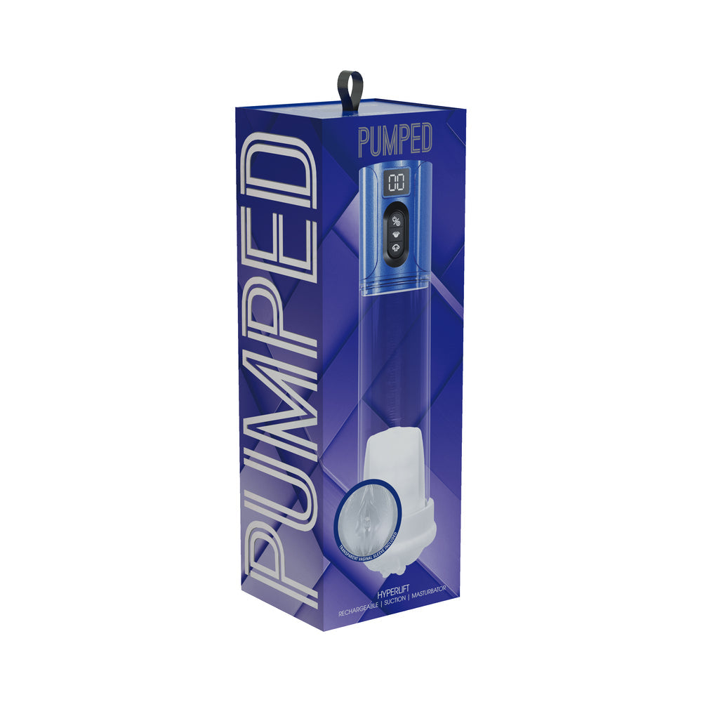 PUMPED HyperLift Masturbator Suction Metallic Blue