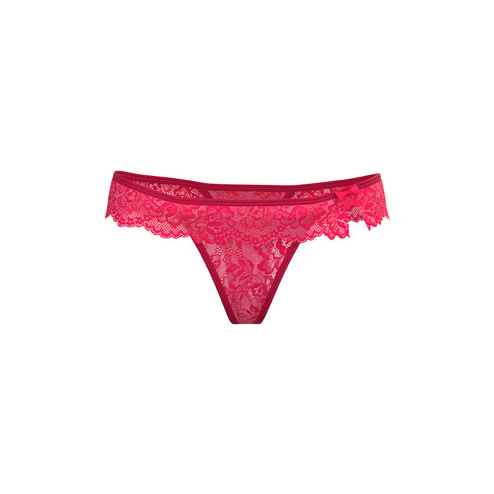 Magic Silk Get It Girl Flutter Thong Diva Pink Queen Size