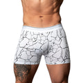 Male Power Soo Cumfy Boxer Brief Black/White S