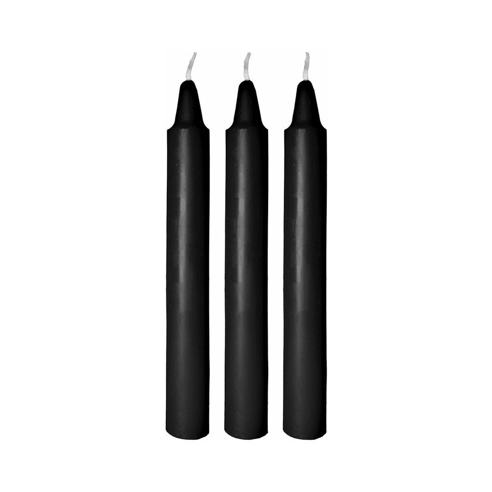 Me You Us Drip Candles 3 Pack Black