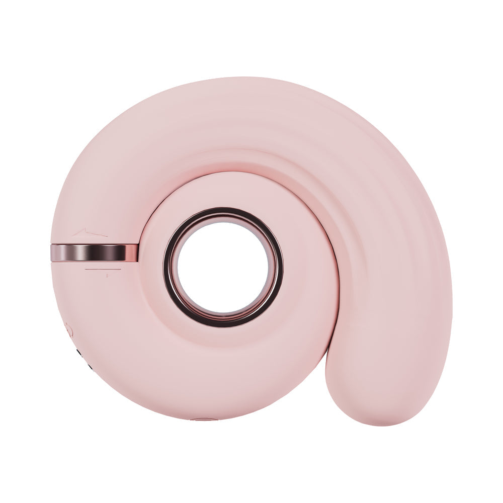 LoveLine Tourner Rechargeable Silicone Vibrating Swirl Pink