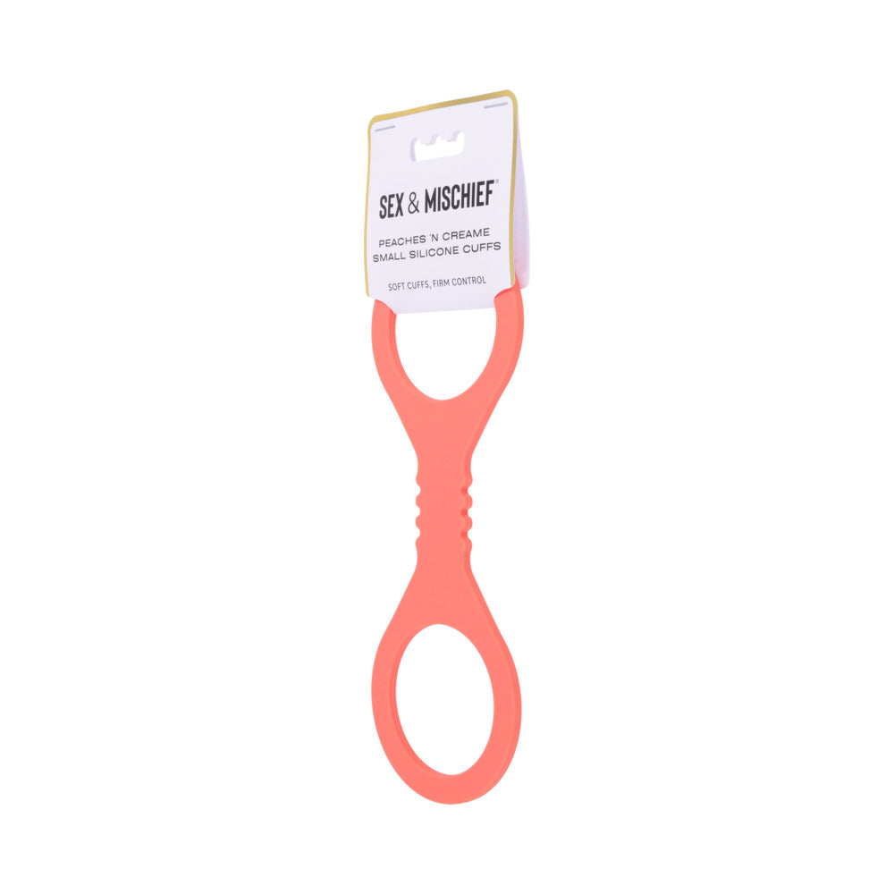 Sportsheets Sex & Mischief Peaches 'n CreaMe Small Silicone Cuffs