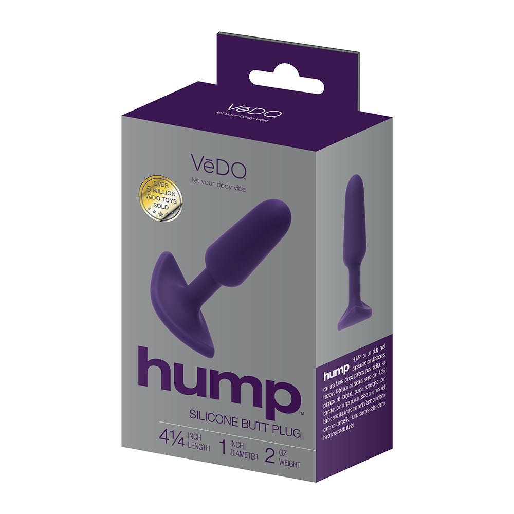 VeDO Hump Silicone Anal Plug Purple