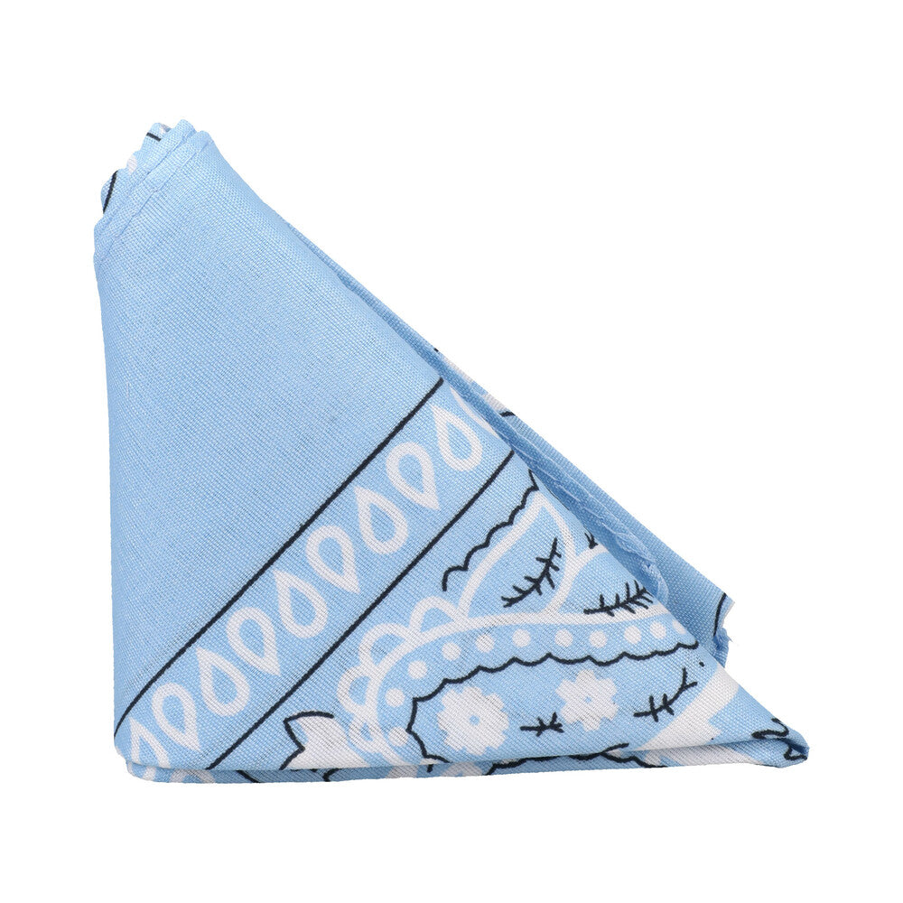 Rock Solid The Code Silicone C-Ring with Bandana Light Blue/Black