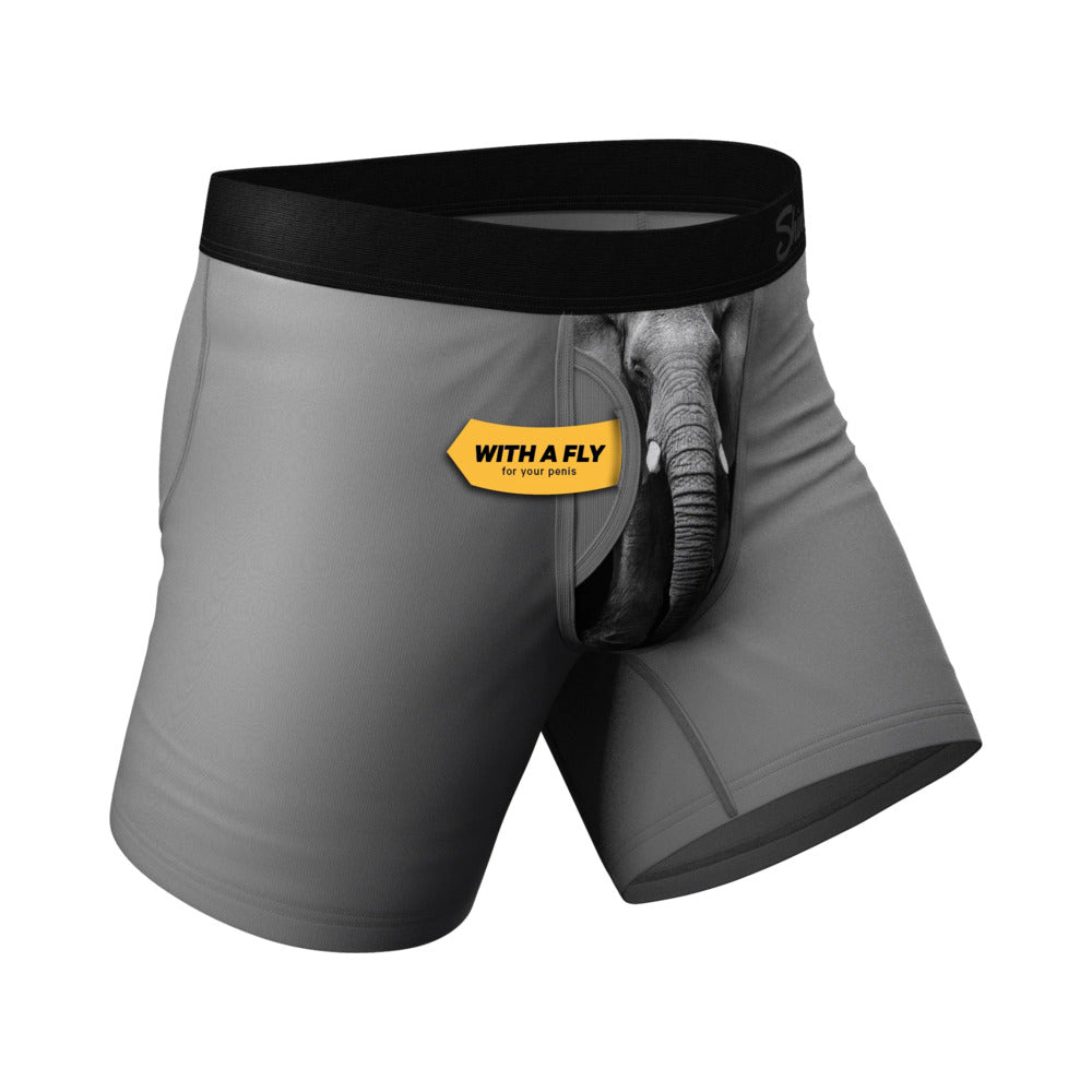 Shinesty The Junk In The Trunk Elephant Ball Hammock Pouch Underwear with Fly XS