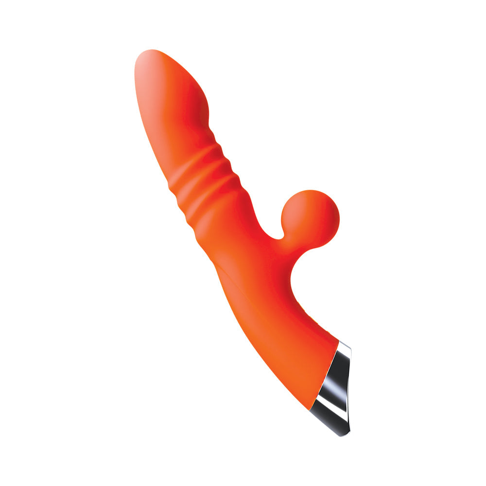Intruder Thrusting Pleasure Vibe Tangerine