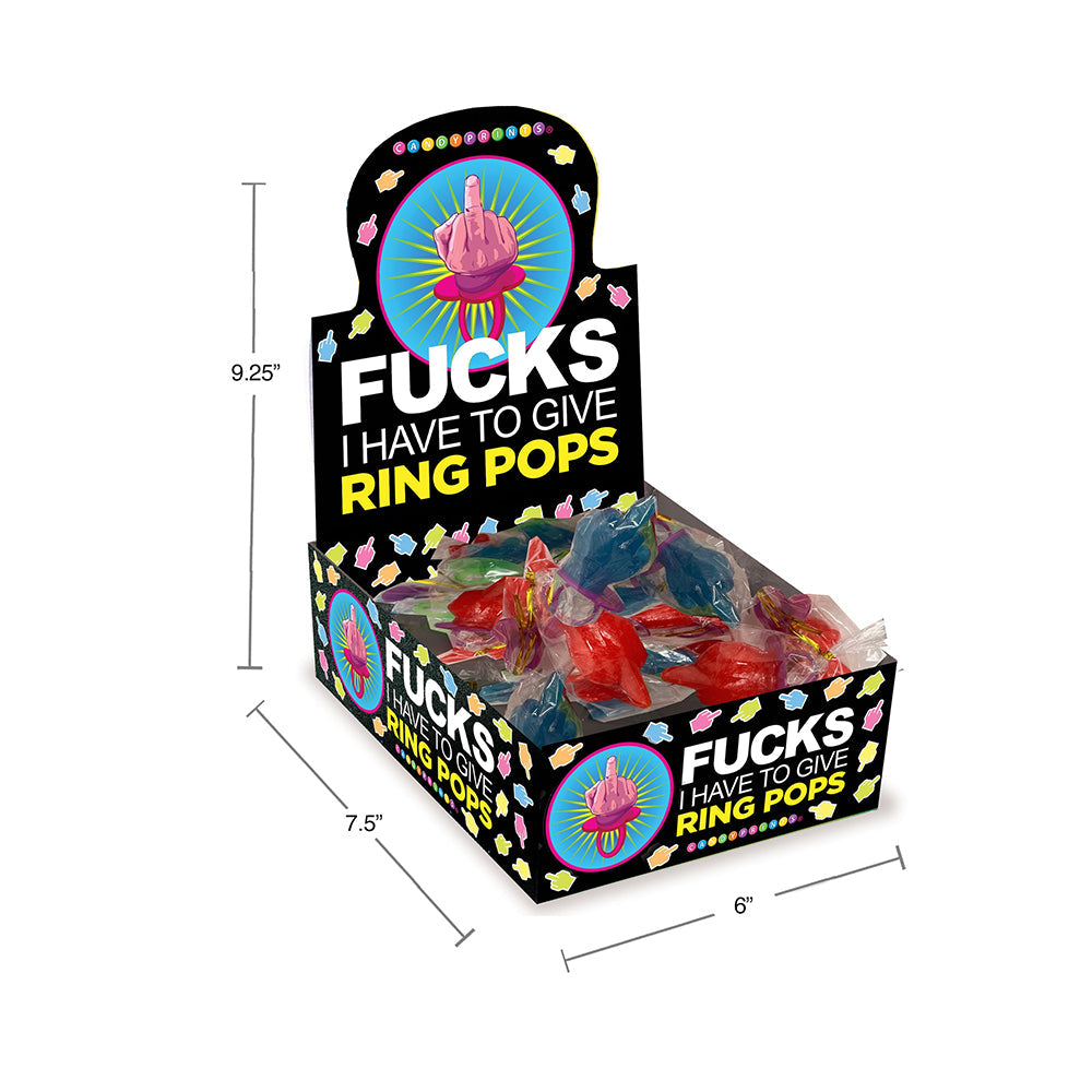 Last Fuck Ring Pop 30-Piece Display