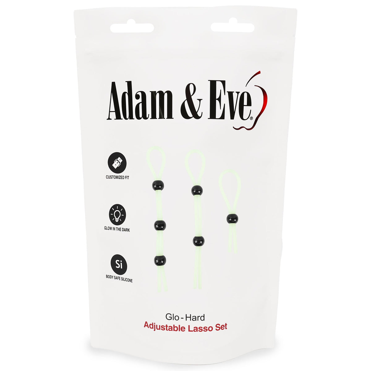 Adam & Eve Glo-Hard Adjustable Lasso Set
