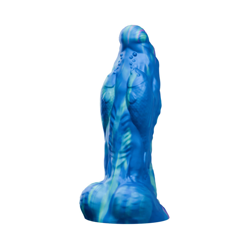 Tentra Marinus Sea Beast Vibrating Dildo Blue