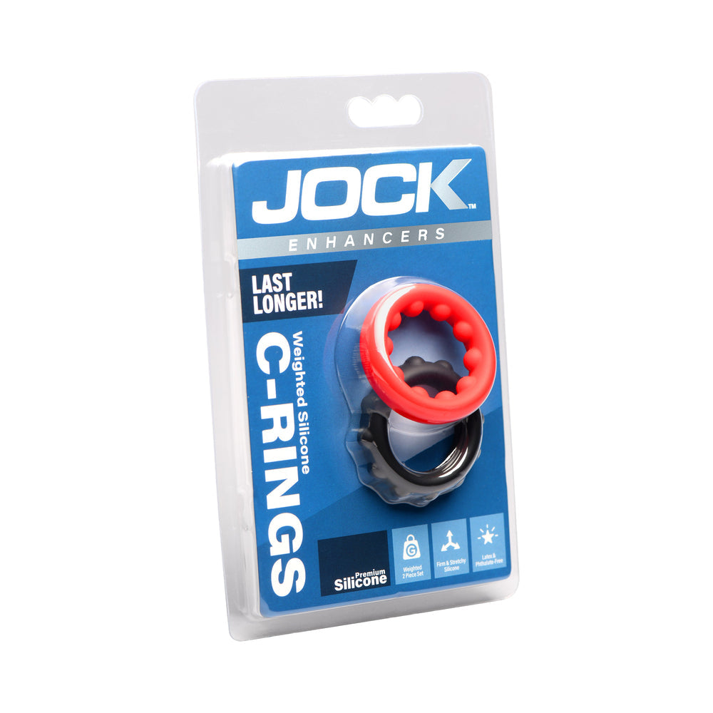 JOCK Enhancers Weighted Silicone C-Ring Set