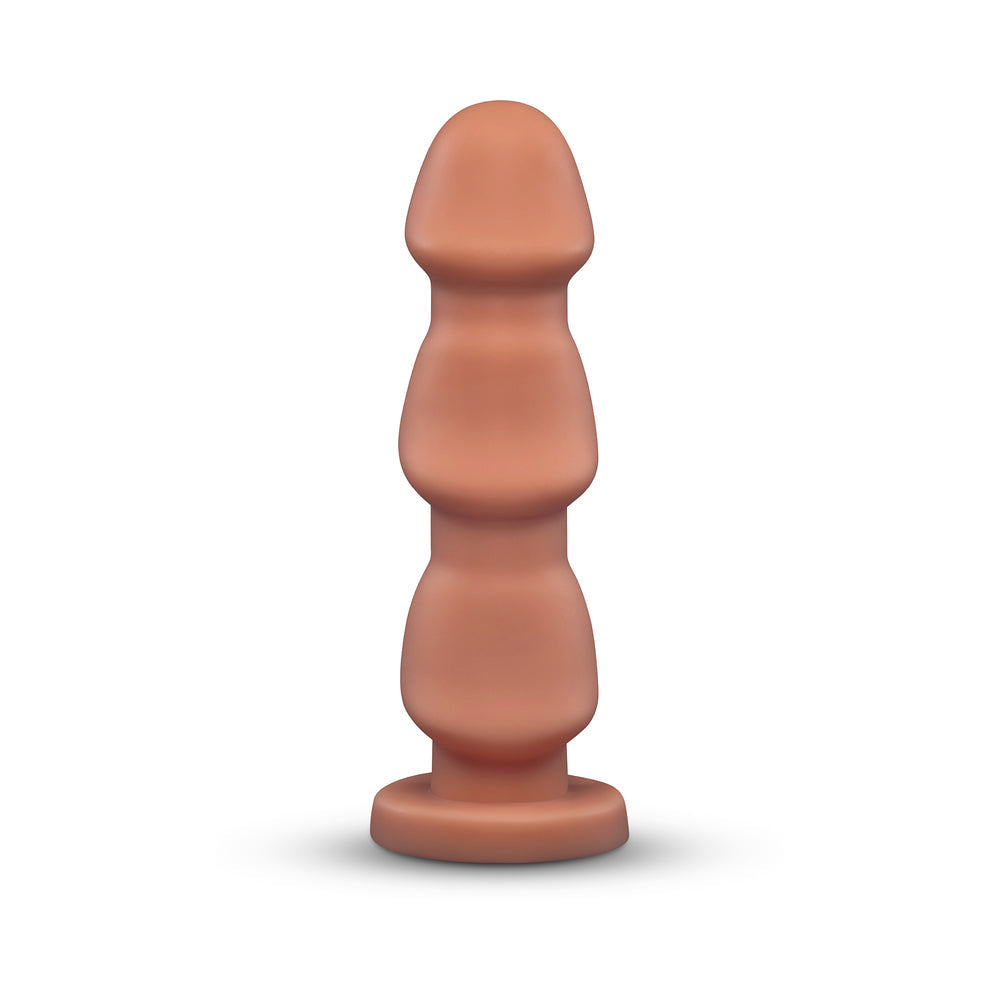 b-Vibe Headz 10.5 in. Multi-Bulb Dildo with Flared Base
