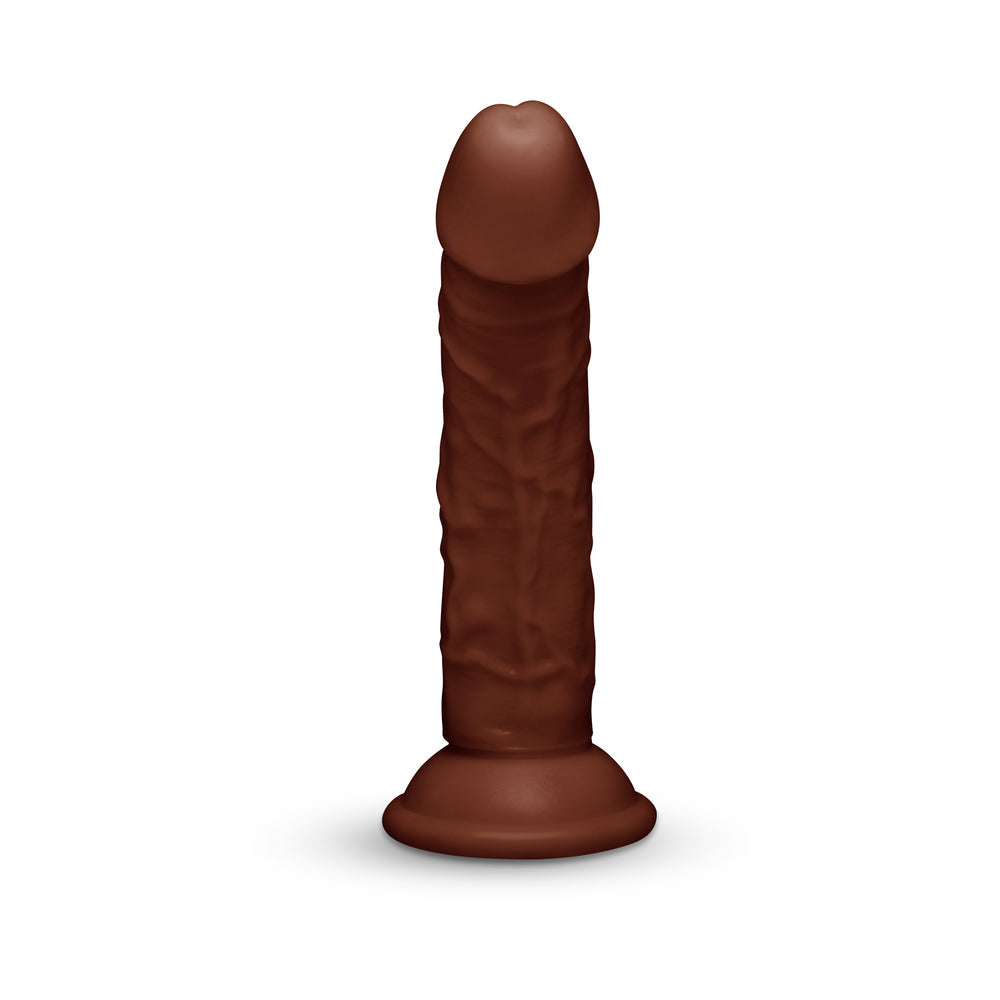 Together Tones 6.75 in. Realistic Dildo Dark