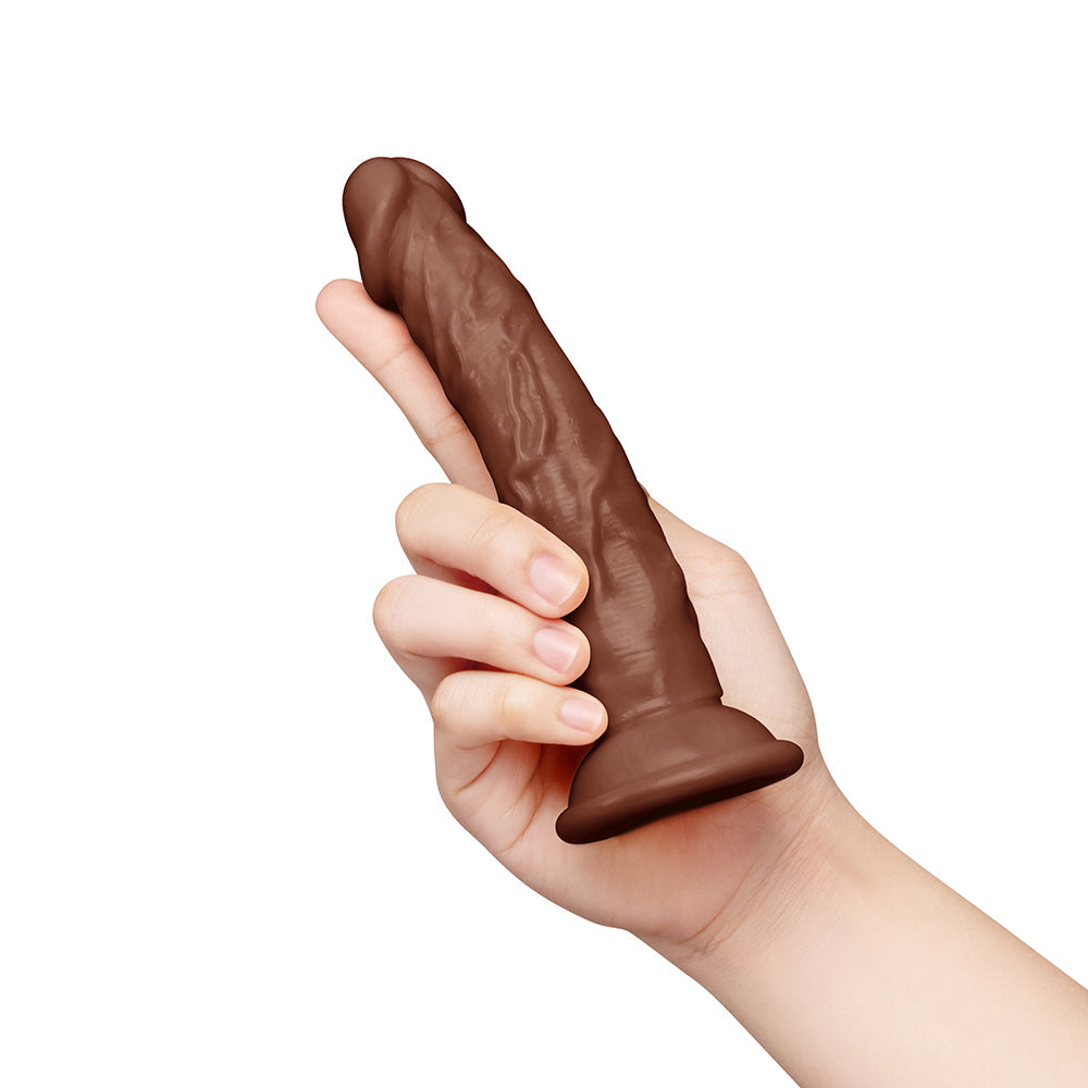 Together Tones 6.75 in. Realistic Dildo Dark