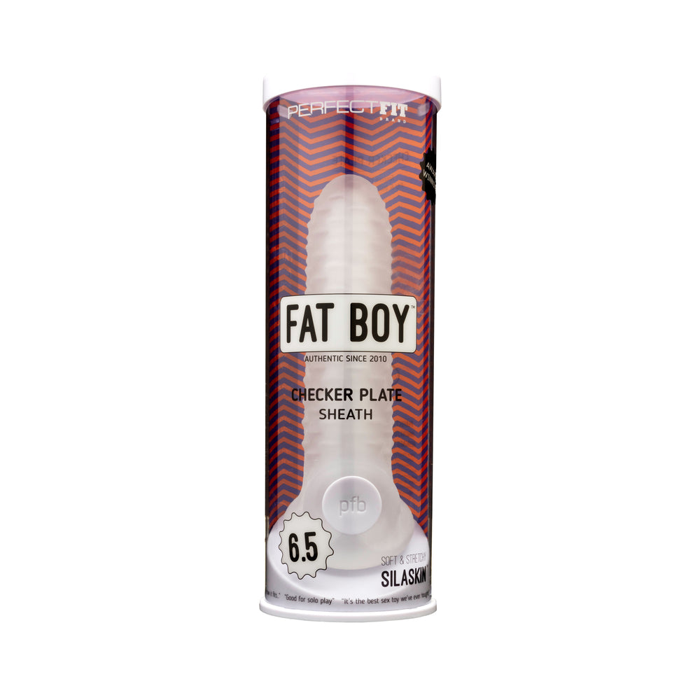 Perfect Fit Fat Boy Checker Box Sheath 6.5 in. Clear