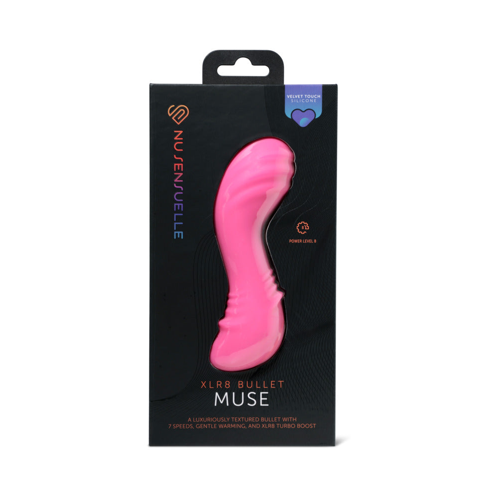Nu Sensuelle Muse XLR8 Bullet with Heat Pink
