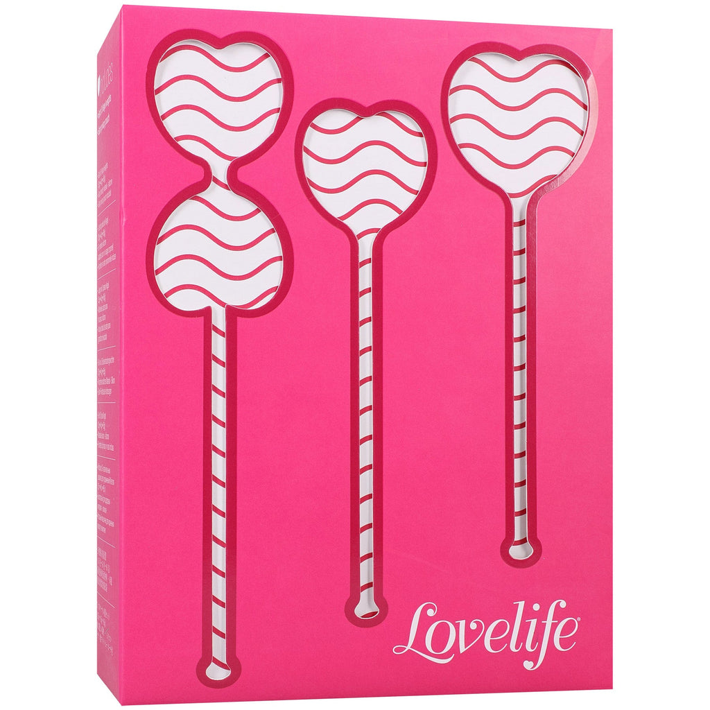 OhMiBod LoveLife Flex Kegel Exerciser 3-Piece Set Pink