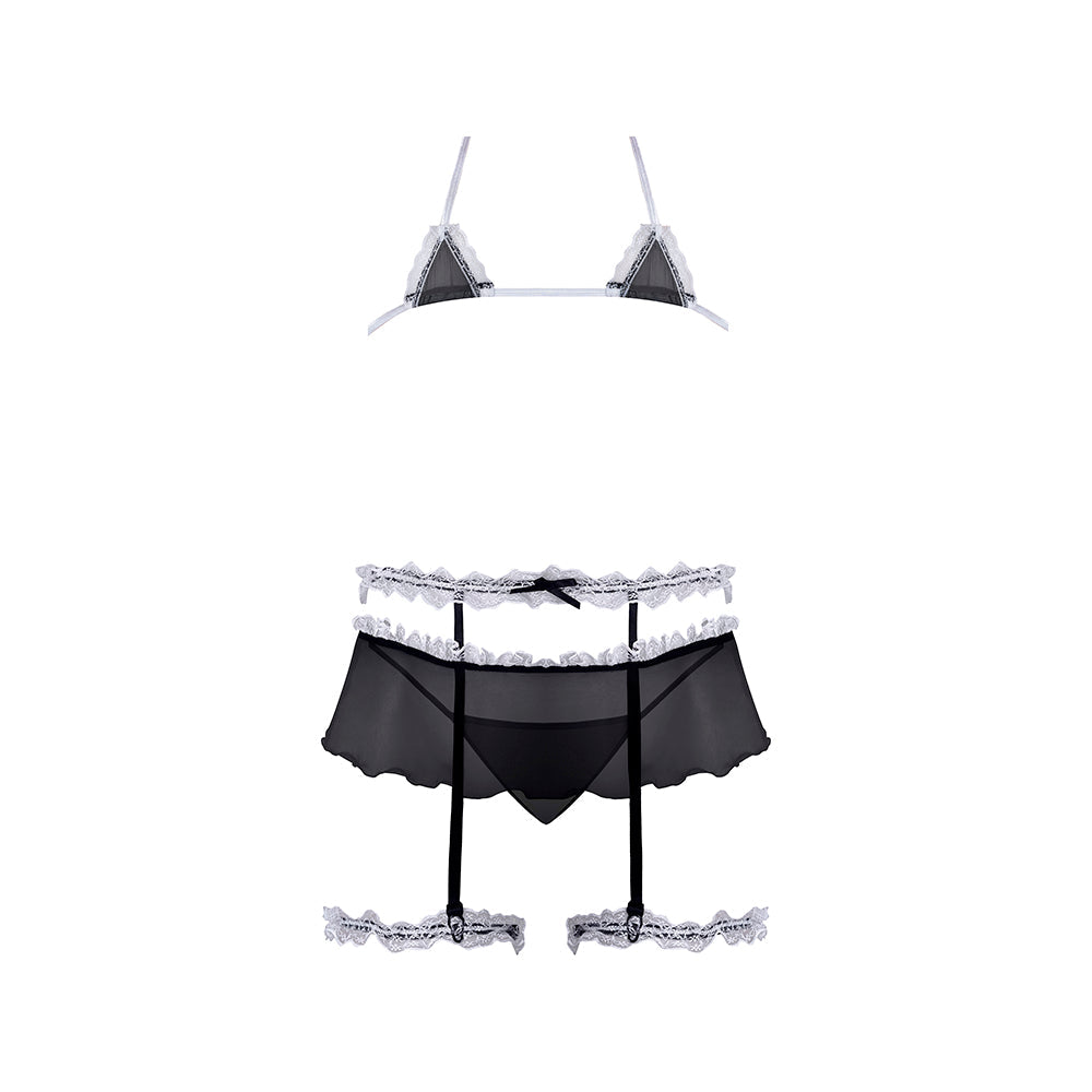 Magic Silk Sexy Time Frills & Thrills Black L/XL