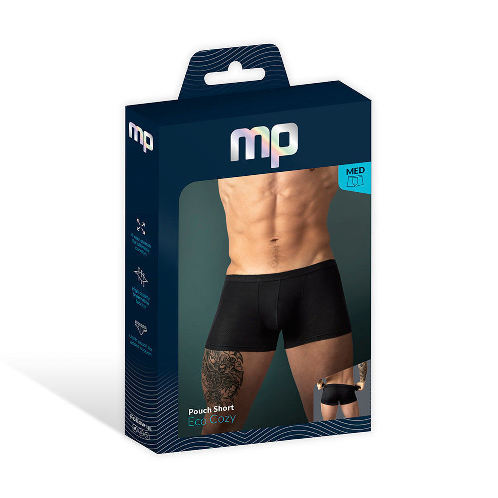 Male Power Eco Cozy Pouch Short Black XL