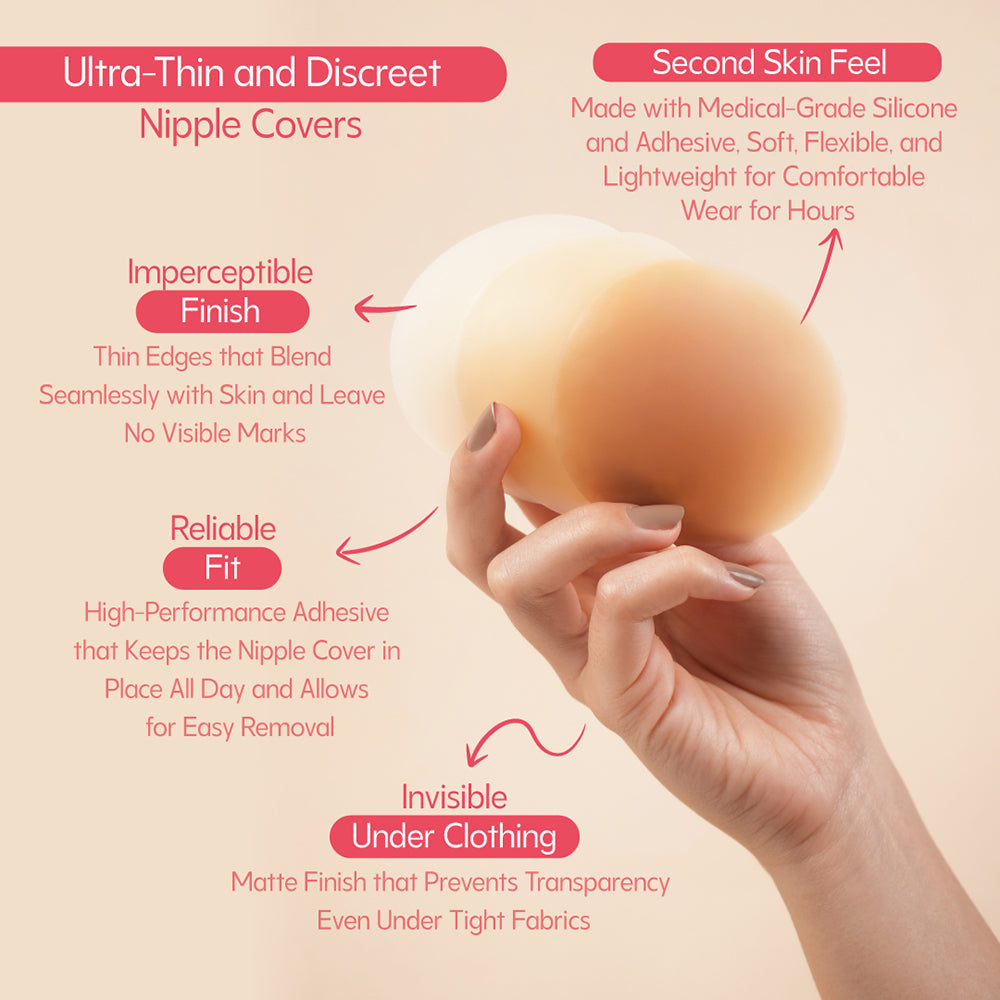 UVA Circular Nipple Covers Cocoa