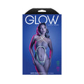 Fantasy Lingerie Glow Drop Some Money Cut-Out Halter Teddy with UV Rhinestones & Glow-in-the-Dark Elastic L/XL