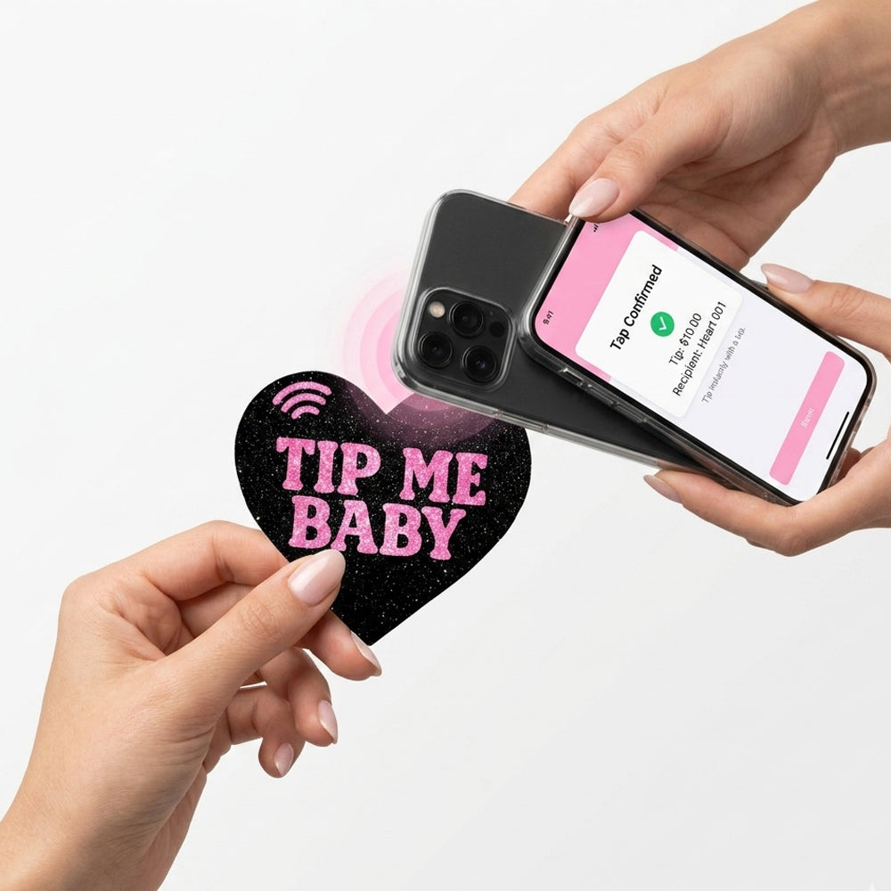 Neva Nude Tip Me Baby Holographic X Smart NFC Pasties