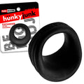Hunkyjunk Expander Slimmer Scoop Style Cockring Black Fog