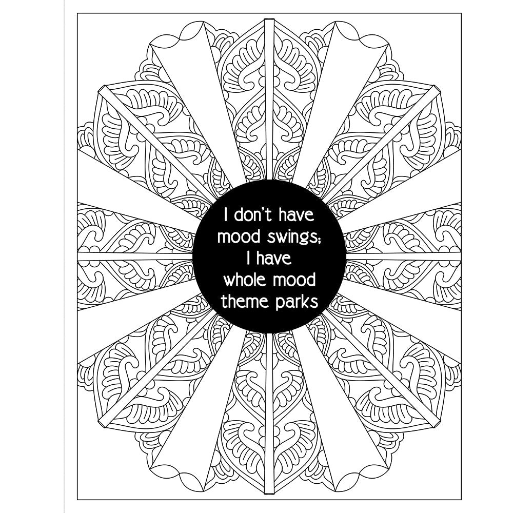 F*ck Menopause: A Sweary Coloring Book of Calming Mandalas for Cooling the Fire Within