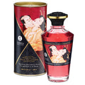 Shunga Aphrodisiac Warming Oil Sparkling Strawberry Wine 3.5 oz.