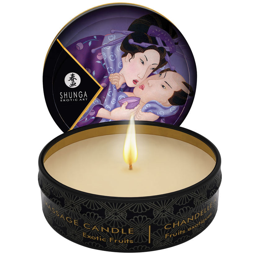 Shunga Mini Massage Candle Exotic Fruits 1 oz.