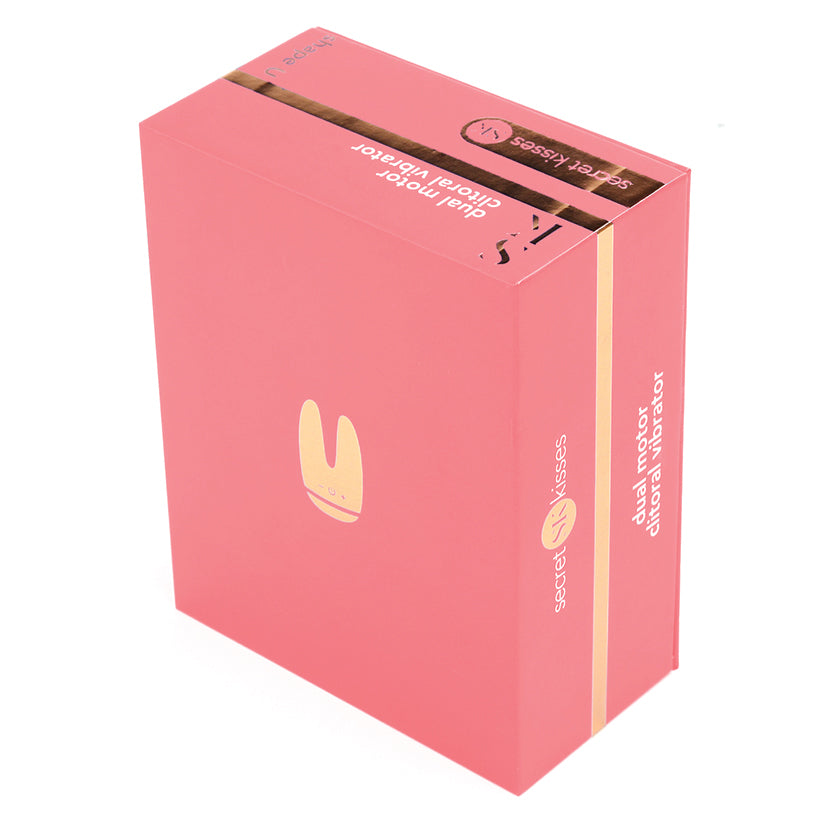 Secret Kisses Dual Motor Clitoral Vibrator Coral